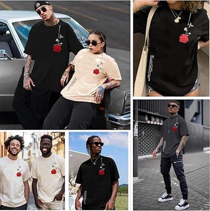 Ink & Bloom Rose Stem Tee,